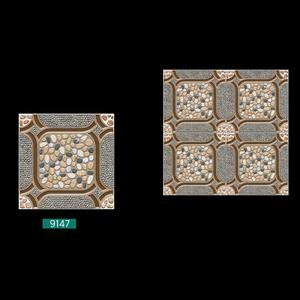 การออกแบบใหม่พื้นผิวไม้กระเบื้องปูพื้นพอร์ซเลนธรรมดาชนบท 40x40 ซม - Product Image 4