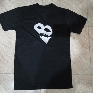 Men's Casual Black T-Shirts / Men's Crew Neck Short Sleeves Blank 100% Cotton - Product Image 1