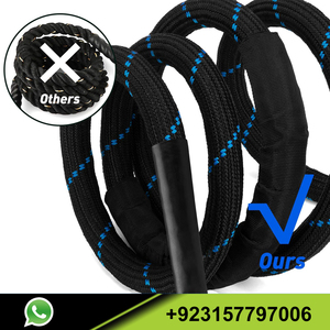 เชือกกระโดดแบบถ่วงน้ำหนักสำหรับออกกำลังกาย,เชือกกระโดดข้ามความเร็วสำหรับ MMA มวยลดน้ำหนัก - Product Image 5