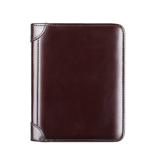 Billetera de cuero de gran capacidad para hombre, billetera de piel de vaca con cera de aceite, explosión de Internet - Product Image 1