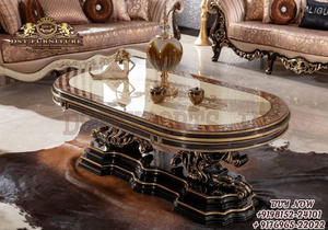 Conjunto de sofás clásicos de 8 plazas para sala de estar, muebles de diseño de madera tallada a mano, aspecto antiguo europeo - Product Image 2