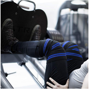 Rodilleras de levantamiento de pesas personalizadas, vendaje de soporte para rodilla - Product Image 5