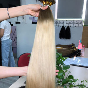 Extensions de cheveux vierges vietnamiennes de qualité supérieure 8A, style ondulé lisse à pointes plates, toutes les couleurs, lots - Product Image 1