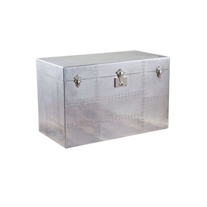 Boîte de coffre en métal de haute qualité faite à la main boîte de rangement de concepteur classique élégant en gros nouvelle boîte de coffre d'articles de jardin - Product Image 1