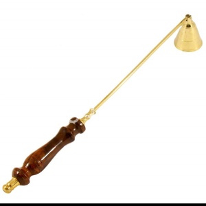 กรรไกรตัดเทียนโลหะสีทองไม่ซ้ำใคร/เทียนทองเหลือง Snuffer สำหรับบ้านและสำนักงานในราคาขายส่ง - Product Image 1