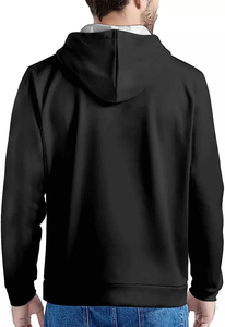 Sudaderas con capucha de gran tamaño para hombre, ropa informal de ocio en blanco, jersey de talla grande, novedad - Product Image 6