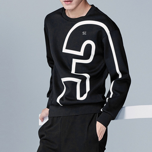 เสื้อยืดคอกลมแขนยาวผู้ชายผ้าฝ้าย 100% คุณภาพสูงสั่งทำขายส่ง ทรงหลวม ระบายอากาศได้ดี เป็นมิตรกับสิ่งแวดล้อม - Product Image 5
