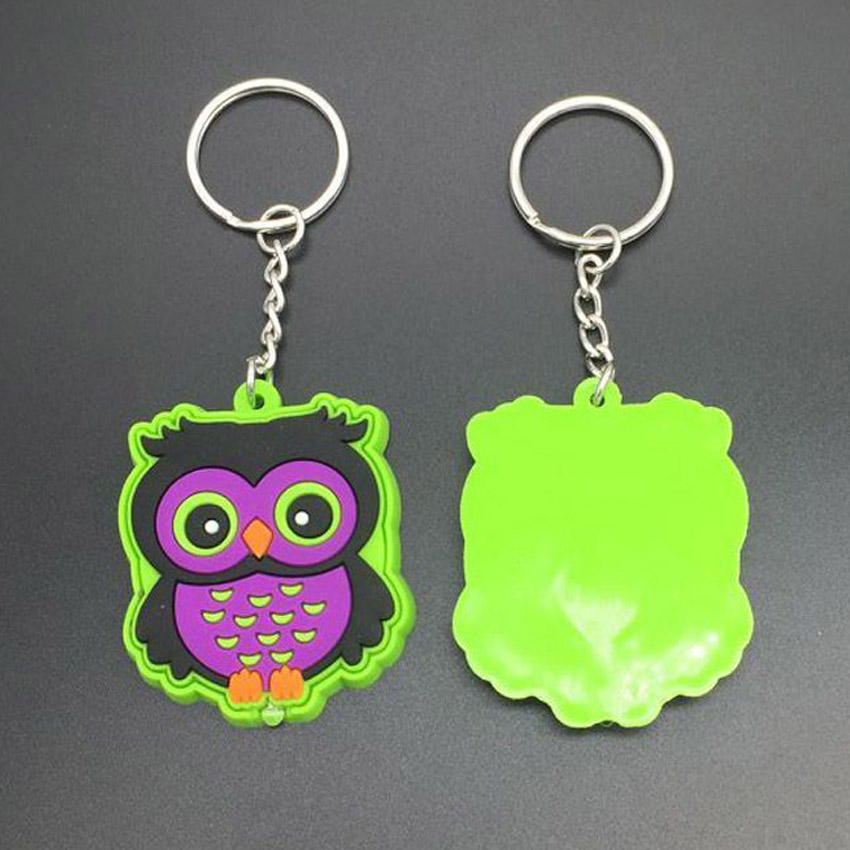 KITAC40th ノベルティ Promotional Keychain 2D Flat Embossed Custom logo Soft Pvc