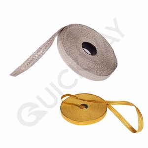 ริบบิ้นถักเปียลวดสม่ำเสมอถักเปียสีทอง - Product Image 3