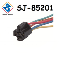 5 color lleva mini relé de arnés de cableado hembra Asamblea macho 5 pin conector automático arnés