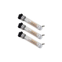 Jeringa de vidrio de 50 ml, la más vendida, jeringa de vidrio de 1 ml para equipos de prueba con probador de bomba inyectora Mykros DGA, probador químico manual TRIVIWAT