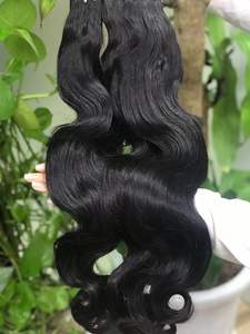 Mechones ondulados de agua, doble máquina, extensión de cabello humano Remy virgen, alta calidad, precio al por mayor - Product Image 3