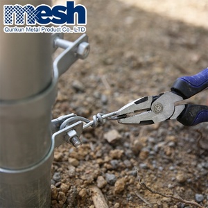 Malla de Seguridad Tratada Térmicamente, Económica, Tipo Ciclón, para Cercas de Estacionamientos, con Cuchillas de Navaja, Superficie Galvanizada, a Prueba de Roedores, Ecológica, de Hierro, ISO9001 - Product Image 5