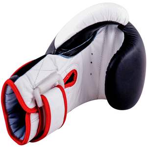 Guantes de boxeo clásicos de cuero de piel de vaca de alta calidad Hook & Loop Sparring para entrenamiento de artes marciales - Product Image 6