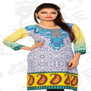 ล่าสุดพิมพ์ลำลองสวม CRAPE เคอร์ติสจากอินเดีย - Product Image 3