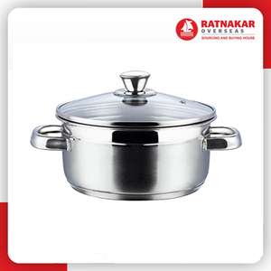ขายส่งครัวเครื่องครัวสแตนเลสหม้อทำอาหารสแตนเลสหม้อทำอาหารที่มีฝาปิดสำหรับขาย - Product Image 2
