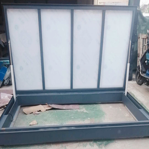 Su misura di Disegno di Modo di Lusso di Alluminio Profilo 1340*980 Piedi-on Elettrico Tetto Finestre 90 Gradi Aprire Finestra di <span class=keywords><strong>Vetro</strong></span> lucernario - Product Image 1
