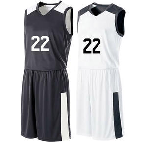 Uniforme de Baloncesto Sublimado Personalizado de la Mejor Calidad al por Mayor, Conjunto Profesional Transpirable de Talla Grande, Pantalón Corto 100% Poliéster - Product Image 3