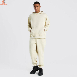 Conjunto de chándal de terciopelo con logotipo personalizado unisex transpirable de secado rápido de algodón deportes gimnasio jogging ropa de fitness de talla grande XL para invierno - Product Image 4
