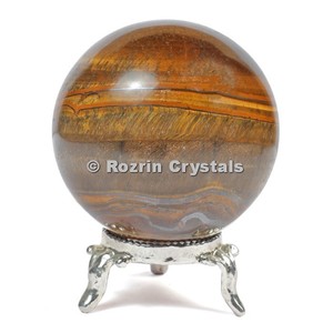 40-75มิลลิเมตรธรรมชาติหินรักษาทรงกลม-พลอยเสือตาทรงกลม - Product Image 1