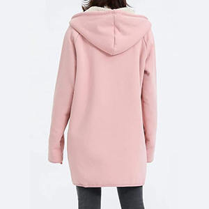 Sudadera con capucha de algodón de alta calidad para mujer, sudadera informal de manga larga decorada con cristal, ropa de calle de invierno con logotipo frontal, venta al por mayor - Product Image 4