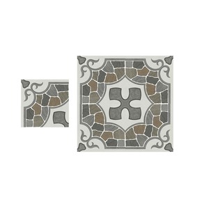 Azulejo de estacionamiento de piso de baño de porcelana esmaltada pulida de cerámica 3D personalizado de lujo 400x400mm - Product Image 6