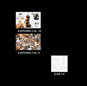 Carrelage numérique moderne robuste de 300x450mm Mosaïque en porcelaine émaillée pour les murs intérieurs Finition brillante Style classique - Product Image 4