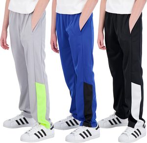 Pantalon de Jogging en molleton gris pour hommes, survêtement personnalisé en blanc, Jogging noir uni, vente en gros - Product Image 4