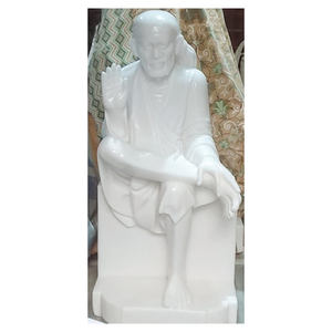 Statue de dieu en marbre, Statue de shriri, position assise sur le fer, style religieux, nourrissons - Product Image 1