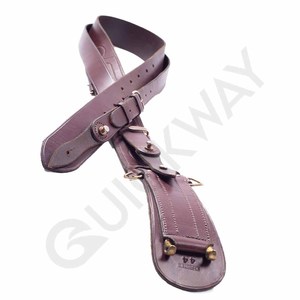 Cinturón cruzado de cuero suave de vaca original personalizado Cinturones de cuero genuino Sam Browne 2024 - Product Image 3