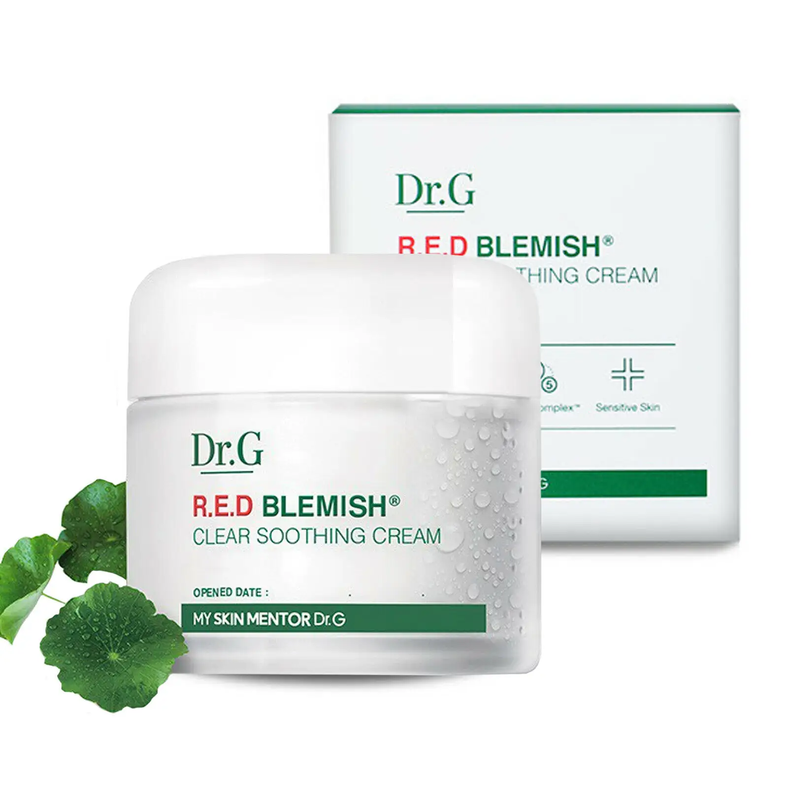 Kem Dưỡng Ẩm Da Mặt Dr.G Red Blemish Clear Soothing Cream 70Ml Chăm Sóc Da Mỹ Phẩm Hàn Quốc