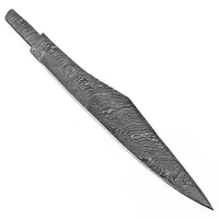 Lâmina vazia de damasco feito à mão, mais recente design, para fazer melhores facas de caça de bowie