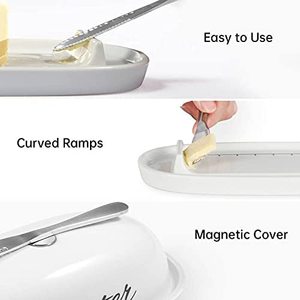 Plato para Mantequilla de Acero Inoxidable, Ideal para Hostelería y Restaurantes, Cubertería Plateada, Elegante Plato para Servir en la Mesa, Excelente Precio - Product Image 2