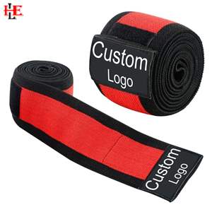 Rodillera elástica con mezcla de algodón: soporte para levantamiento de pesas, levantamiento de pesas y entrenamientos de fitness - Product Image 4