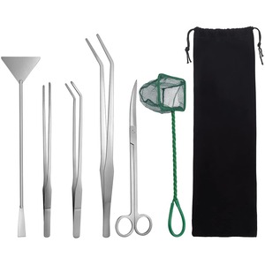 Haute demande réservoir d'aquarium plante aquatique pince à épiler ciseaux Aquascaping ensemble d'outils Kits à utiliser accessoires d'aquarium - Product Image 4
