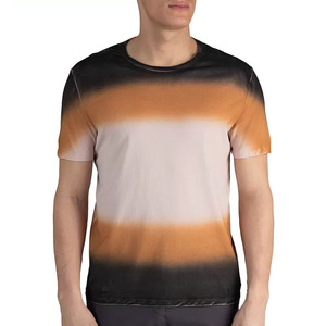 Camiseta Tie Dye de la colección de verano OEM para hombre, tela de algodón puro, hecha a medida. - Product Image 2