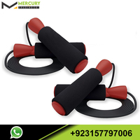 Corde à sauter réglable et avec sac de transport, pour homme et femme, à sauter sans être emmêlée, pour l'entraînement au gymnastique