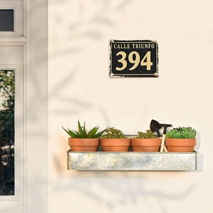 Customizable Galvanized Material wall <b>planters</b> for <b>outdoor</b> and indoor use <b>rectangular</b> in shape trending design - Product Image 3