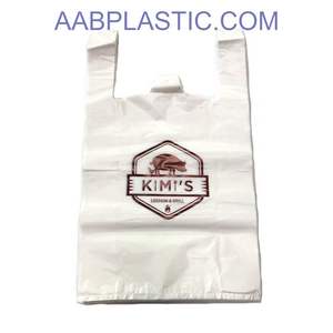 Bolsa de camiseta y refuerzo lateral de alta calidad, Asa de chaleco de plástico, bolsas para sacar para uso en supermercados - Product Image 3