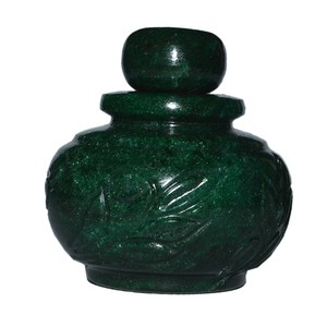 Botella de fragancia de Aventurina verde, frasco de fragancia de Aventurina verde a la venta - Product Image 1
