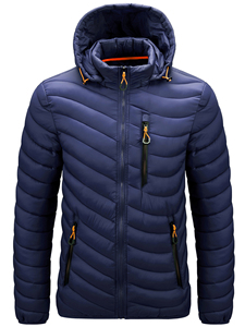 Veste matelassée camouflage légère, imperméable et coupe-vent pour homme COCOON INTERNATIONAL, col montant, fermeture éclair, doublure en coton - Product Image 3