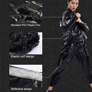 Traje de Sauna profesional de manga larga para mujer, traje de neopreno con cremallera frontal, nuevo estilo - Product Image 6