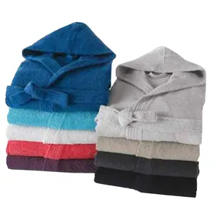 Wholesale Hooded Bathrobe 100% Cotton Robes Suppliers Pakistan