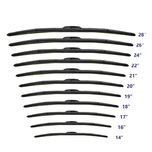 Oem Fabriek Auto Groothandel Voorruit Zachte Platte Frameloze Universele Hybrid Nieuwe Stijl Ruitenwissers Blades