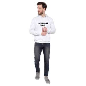 Venta al por mayor de alta calidad blanco 100% algodón Streetwear Mens Jersey a granel gran sudaderas con capucha - Product Image 3