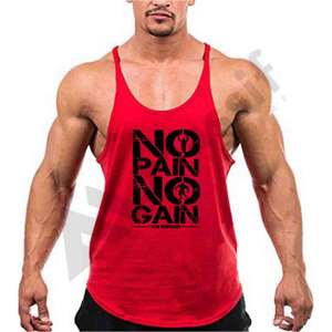 Camiseta sin mangas de gimnasio para hombre, diseño personalizado, OEM - Product Image 4