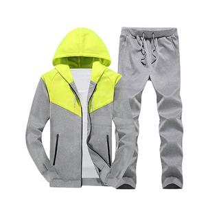 Survêtement à capuche solide personnalisé pour hommes avec logo personnalisé et étiquette de cou tissu polaire de coton - Product Image 1