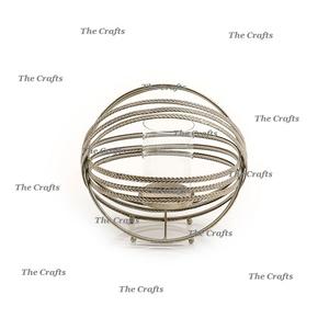 Porte-bougie en fer couleur or pour la maison, l'hôtel et les mariages, qualité supérieure, forme ronde, décoratif. - Product Image 3