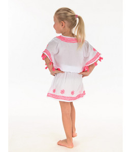 Couleur verte, pour filles, tenue d'été, Kaftan, vêtements de plage - Product Image 2