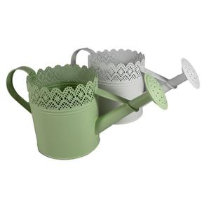 <b>Set</b> of Two Galvanized Water Can Different Sizes Handmade Best Water Can Inexpensive Decorative High Quality Watering Can - Product Image 3